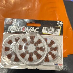 Hearing Aid Batteries - 24 Pack, Brown